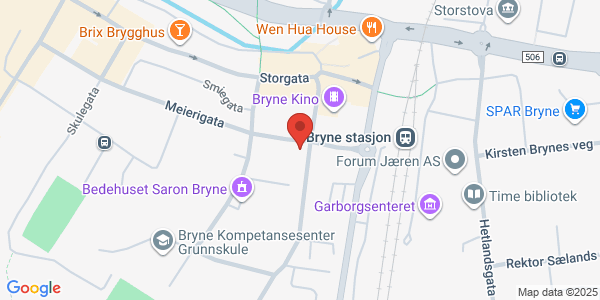 Map displaying event location