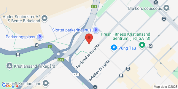 Map displaying event location