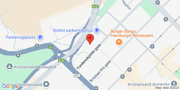 Map displaying event location