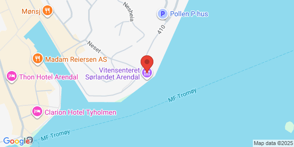 Map displaying event location