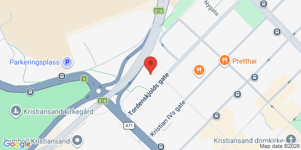 Map displaying event location