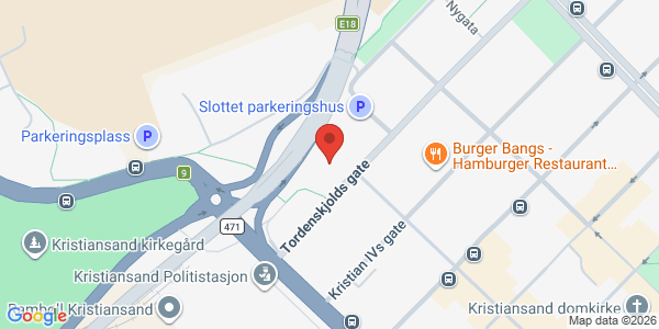 Map displaying event location