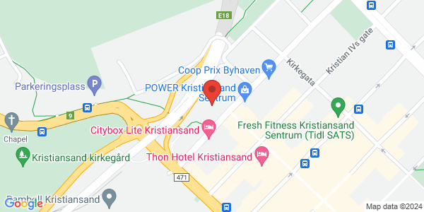 Map displaying event location