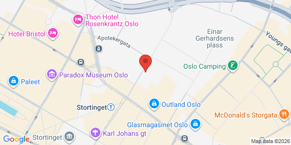 Map displaying event location