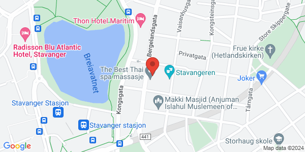 Map displaying event location