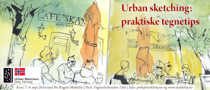 Urban sketching: praktiske tegnetips