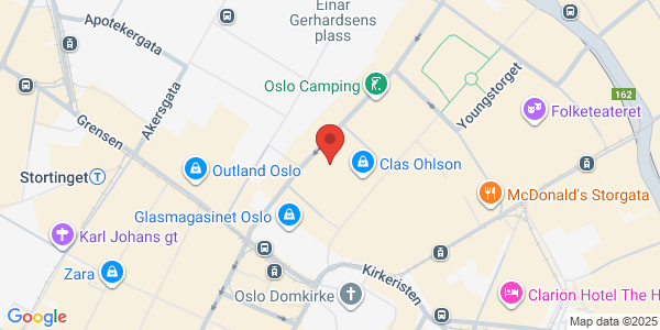 Map displaying event location