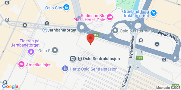 Map displaying event location