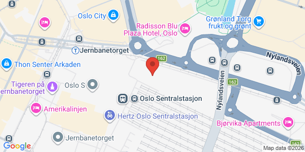 Map displaying event location