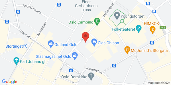 Map displaying event location