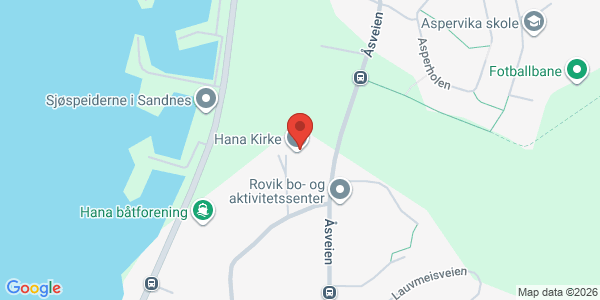 Kart som viser hvor arrangementet foregår