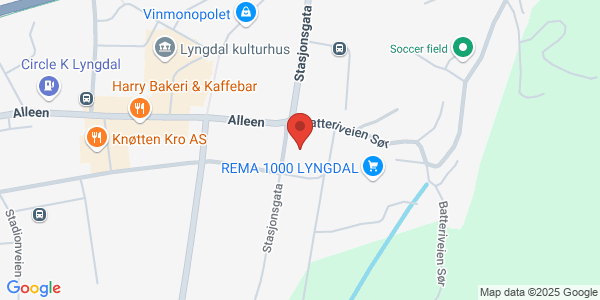 Map displaying event location
