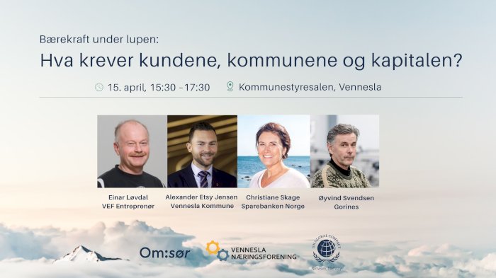 Bærekraft under lupen: Hva krever kundene, kommunene og kapitalen?