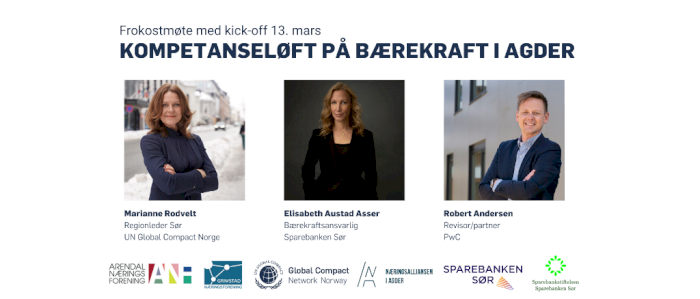 Frokostmøte i Arendal: Kompetanseløft for bærekraft i Agder