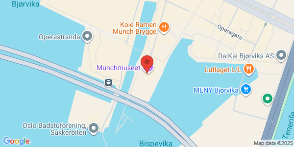 Map displaying event location