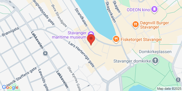 Map displaying event location