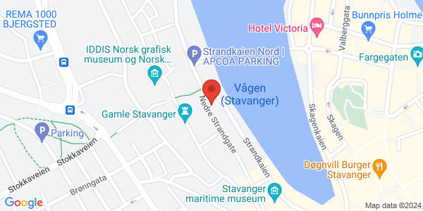 Kart som viser hvor arrangementet foregår
