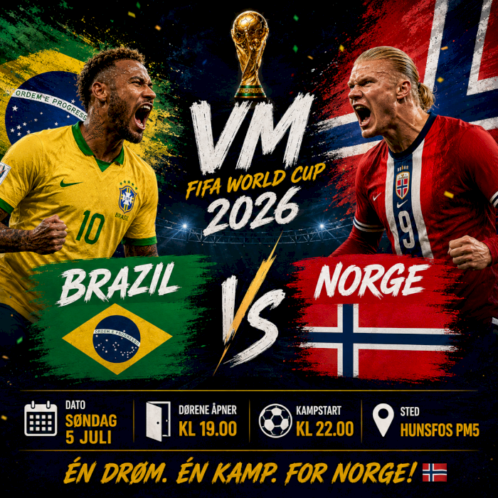 BRASIL-NORGE ÅTTENDELSFINALENE