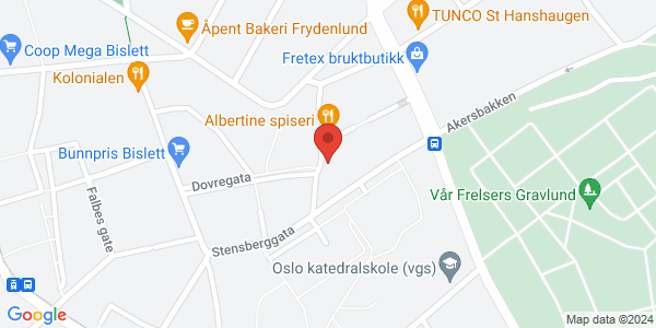 Map displaying event location