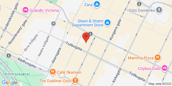 Map displaying event location