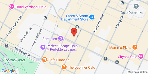 Map displaying event location