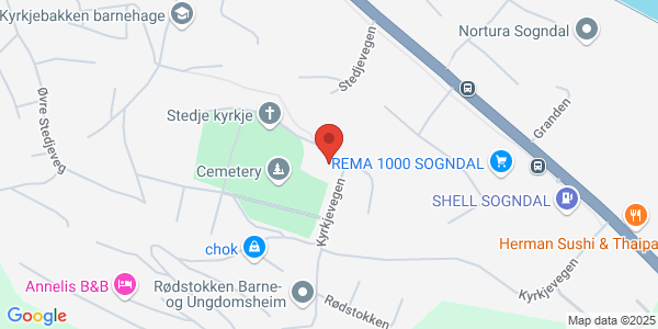 Map displaying event location