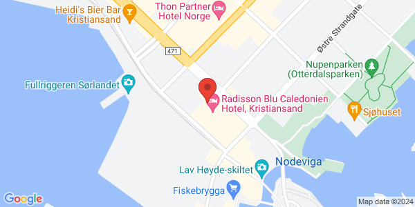 Map displaying event location