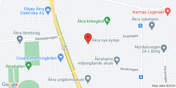 Map displaying event location
