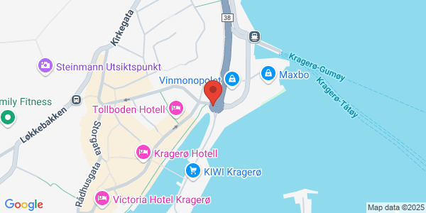 Map displaying event location