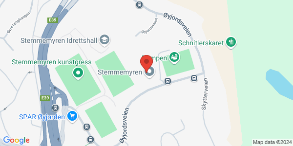 Map displaying event location