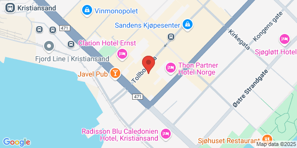 Map displaying event location