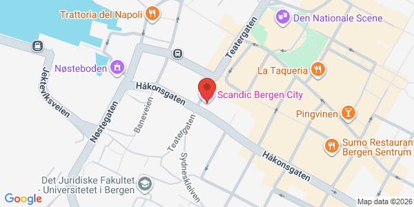 Map displaying event location