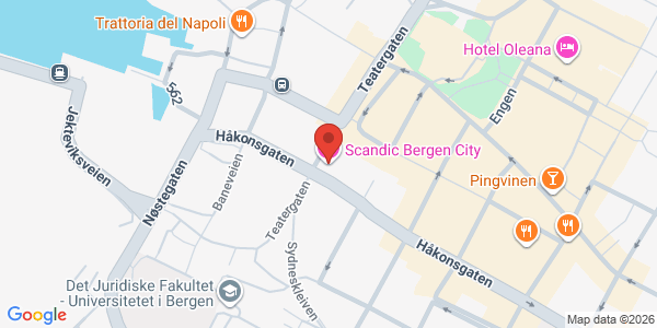 Map displaying event location