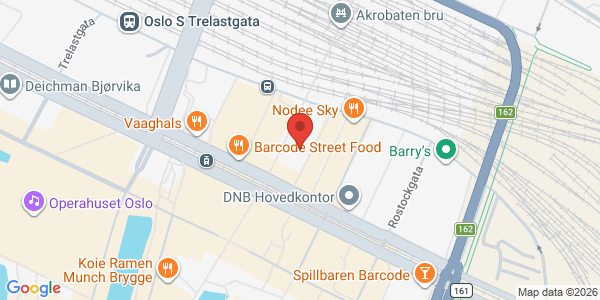 Map displaying event location