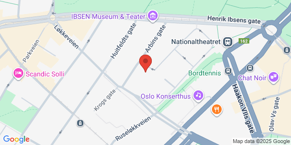 Map displaying event location