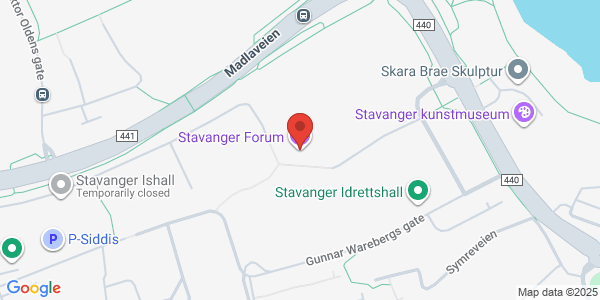 Map displaying event location