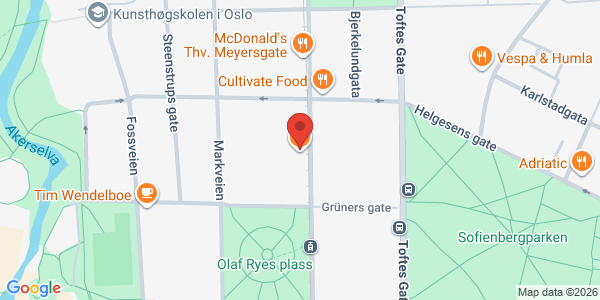 Map displaying event location