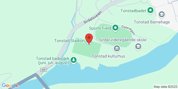 Map displaying event location