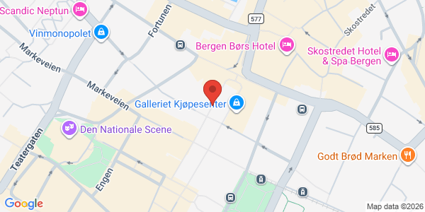 Map displaying event location