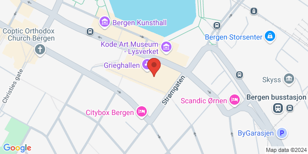 Map displaying event location