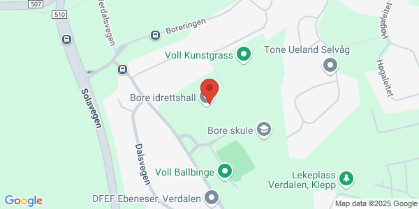 Map displaying event location