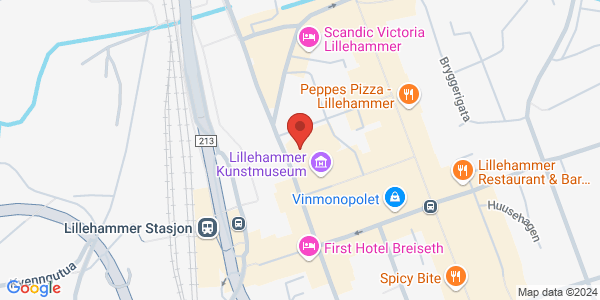 Map displaying event location