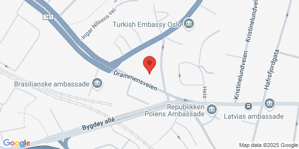Map displaying event location