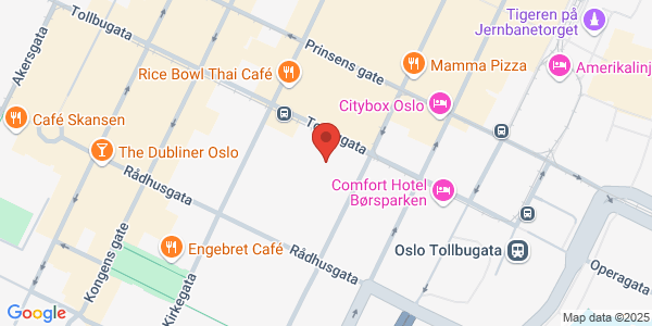 Map displaying event location