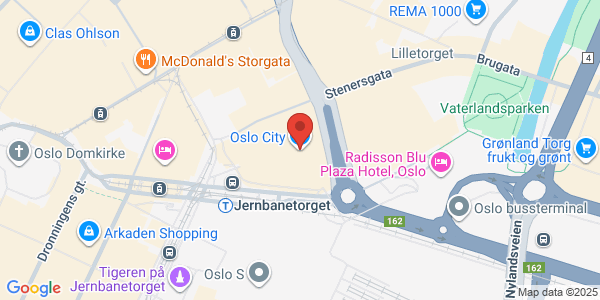 Map displaying event location