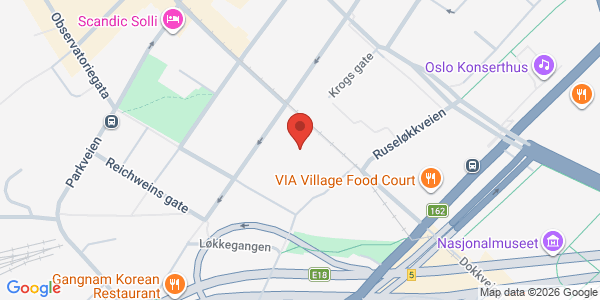 Map displaying event location