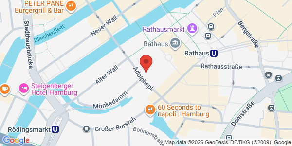 Map displaying event location