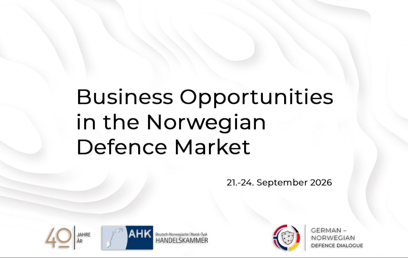 Study Trip: Business Opportunities in the Norwegian Defence Market