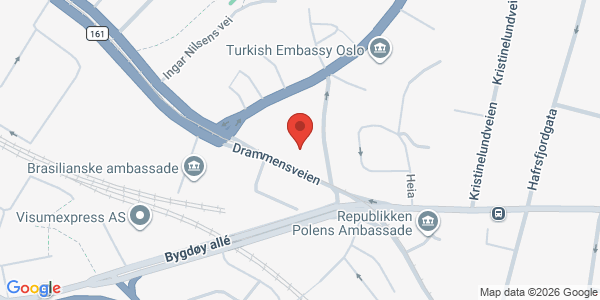 Map displaying event location