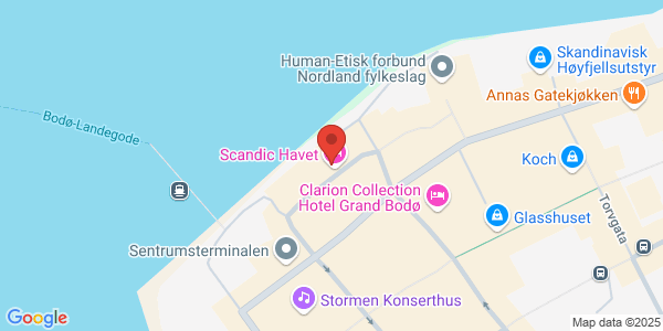 Map displaying event location